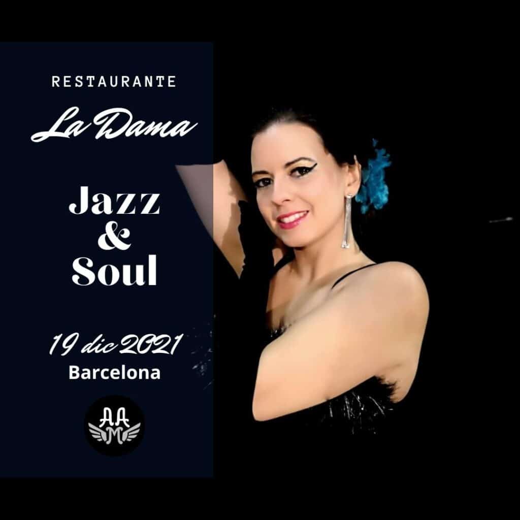 Jazz Divas de Aly Alma Music en concierto en el restaurante La DAma de Barcelona, Live Music y cena
