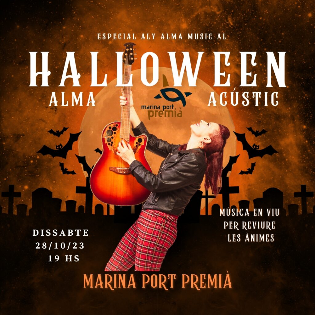 Halloween con Aly Alma en Marina Port Premià, Premià de Mar