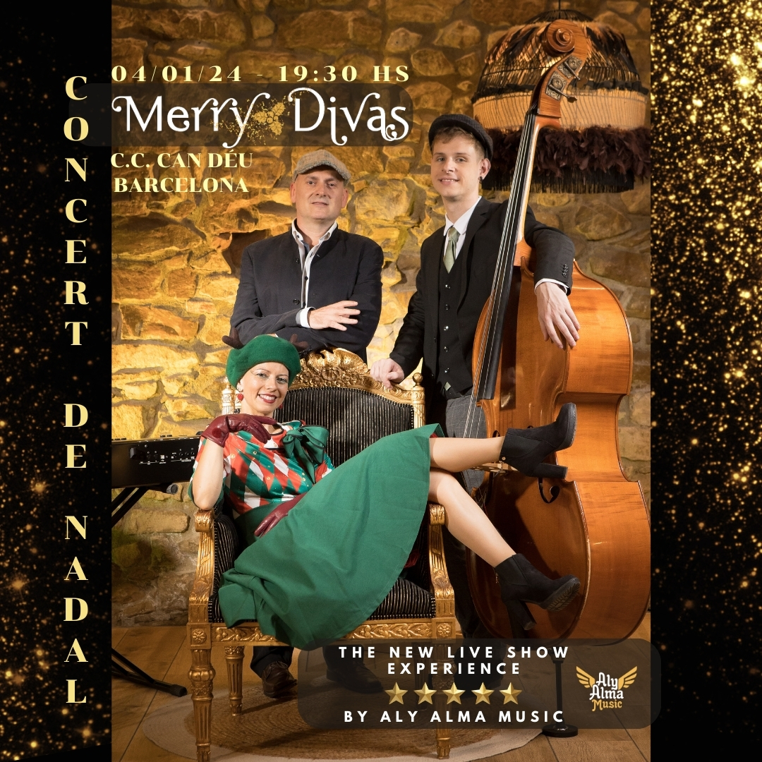 Concierto Merry Divas en el Centro Cívico Can Déu en Barcelona el 4 de enero del 2024