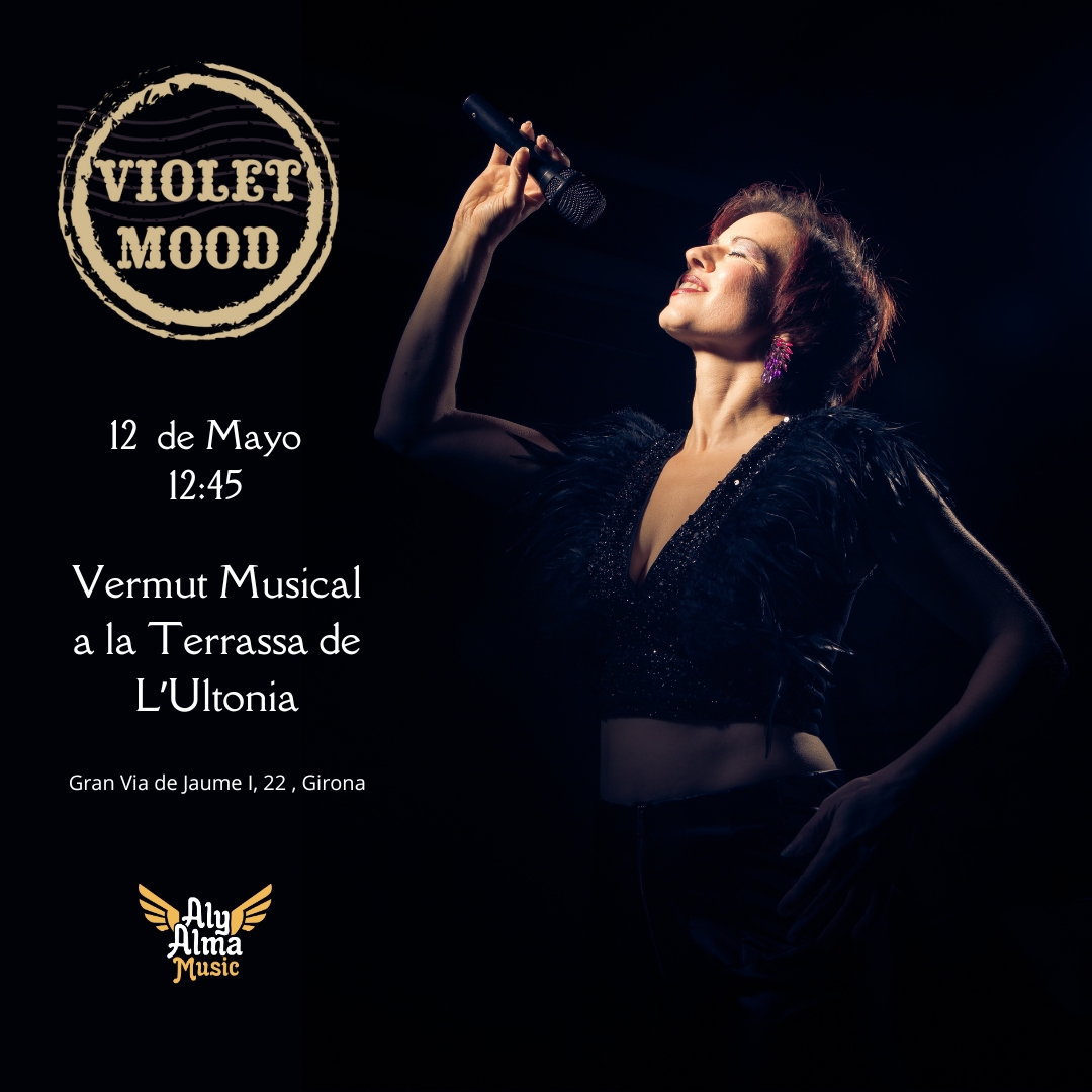 Concierto vermut musical en La TErraza del Hotel Ultonia , Girona, el 12 de mayo del 2024